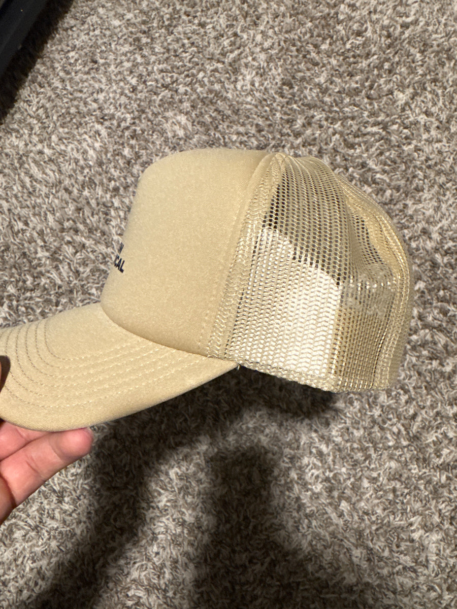 Khaki/Blk Trucker Hat