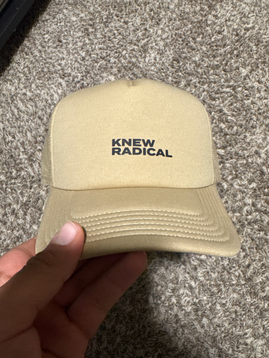 Khaki/Blk Trucker Hat